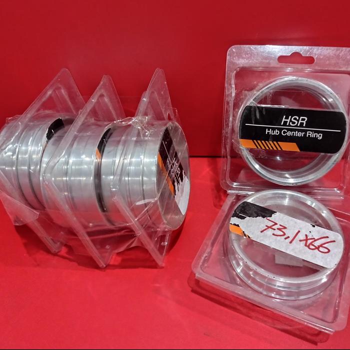 READY STOCK CENTER RING 57X73,1 HSR UNTUK VELG MOBIL RACING BUKAN OEM