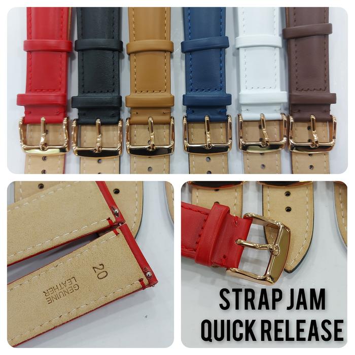 quick release strap/ Tali jam tangan Kulit Quick Release