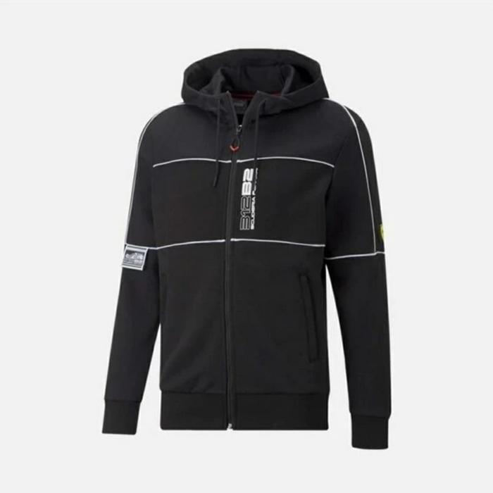 jaket pria puma ferrari race hooded sweat 535829 01 original