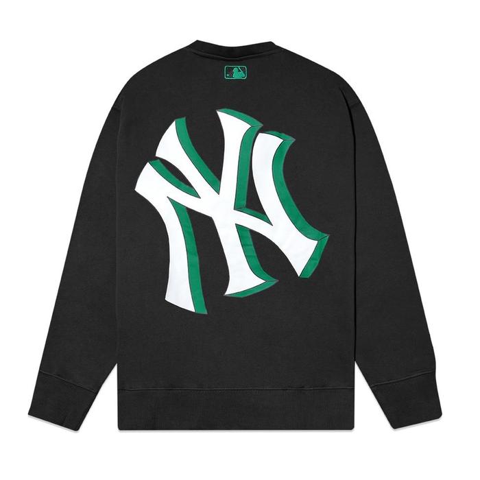 M7B Ny Yankees Mega Logo Sweatshirt Black #Gratisongkir