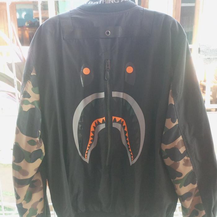 Bape Bomber Jacket Shark Camo
