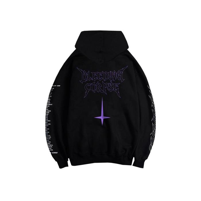 Mrjn - Black Hoodie Bleeding Corpse #Gratisongkir