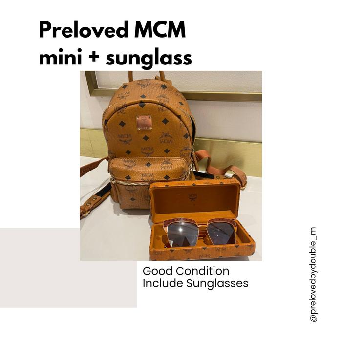 tas mcm backpack mini coklat