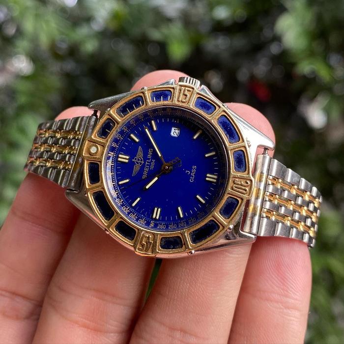 Breitling  Lady J Class Blue Dial Ladies Quartz 31mm