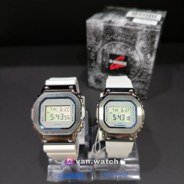 CASIO GSHOCK COUPLE GM 5600LC-7 & GM S5600LC-7 PAIR COLLECTION ORI