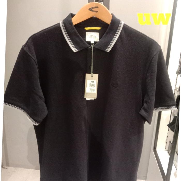 kaos polo shert CAMEL ACTIVE bahan katun 100% original. black