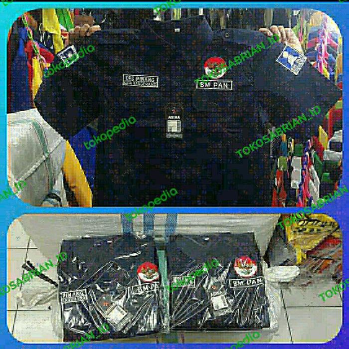 kemeja BM PAN baju BM Pan seragam partai PAN