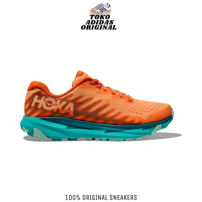 SEPATU LARI PRIA HOKA ONE TORRENT 3 MOCK ORANGE ORIGINAL BNIB RESMI
