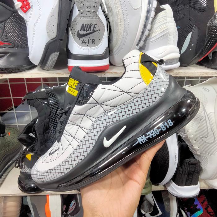 Sepatu Sneakers Nke Air Max MX 720-818 Grey Yellow Original Import