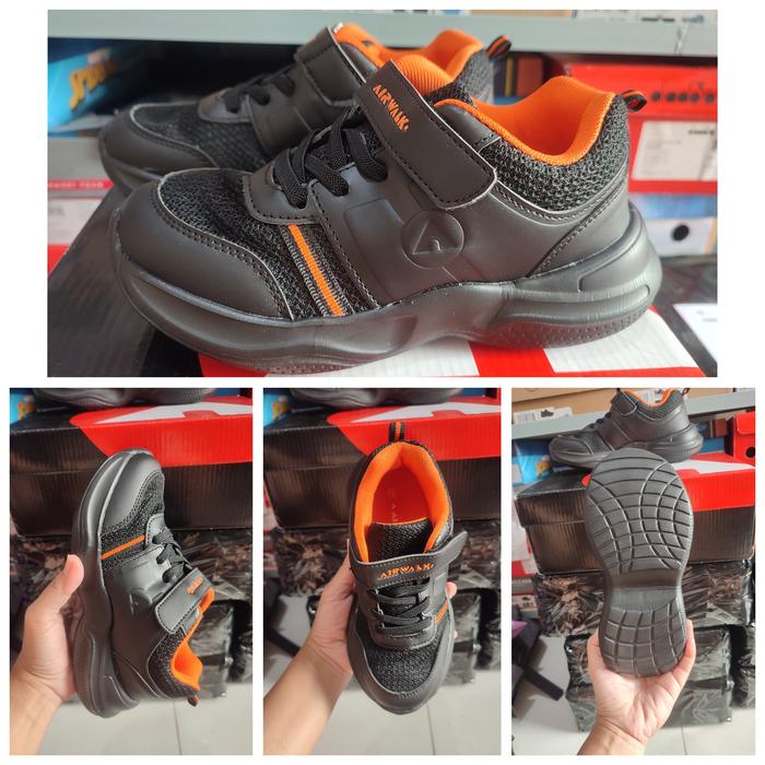 Sepatu airwalk kids full black
