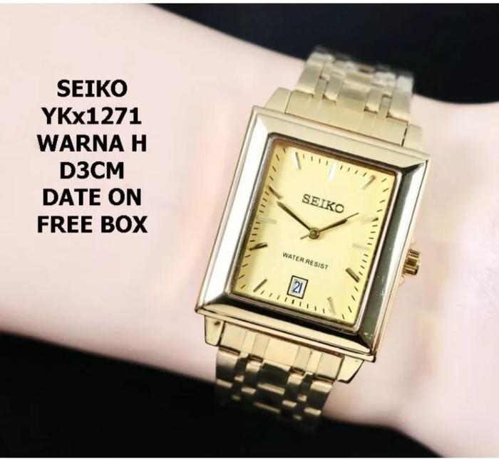 Jam Tangan Wanita Dewasa Anti Air | Jam Tangan Seiko Segi Rantai