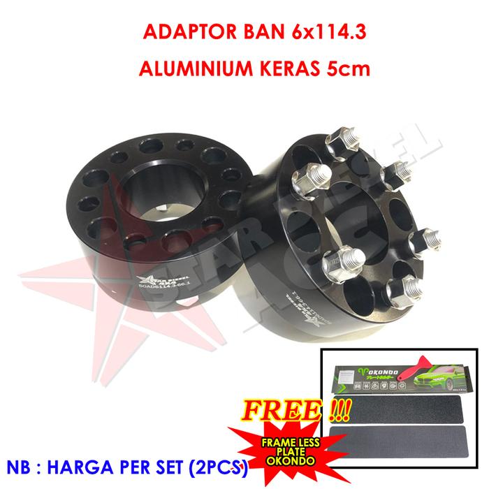 ADAPTOR VELG NISSAN NAVARA ADAPTOR BAN NISSAN NAVARA 6 X 114.3 TEBAL 5