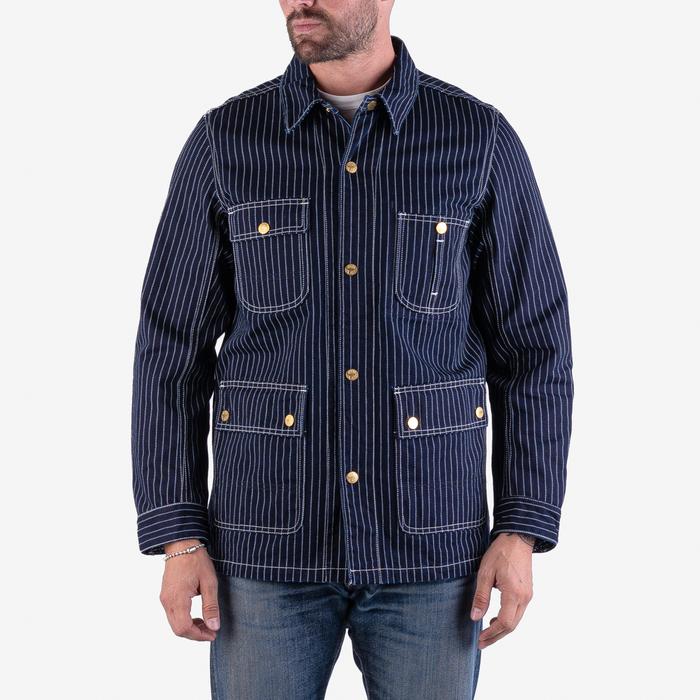 Iron Heart 12oz Wabash Chore Jacket - Indigo