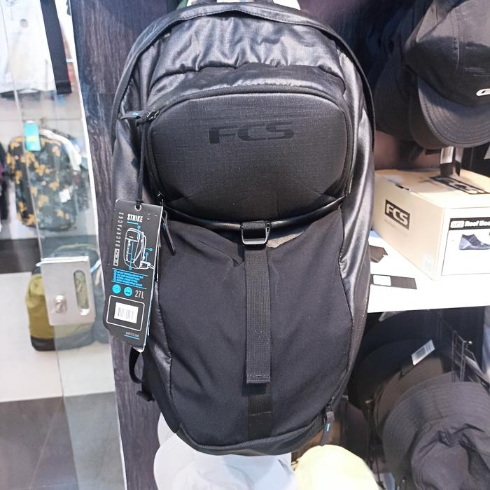 TAS RANSEL PRIA FCS ORIGINAL STRIKE FCS 27L BLACK BACKPACK