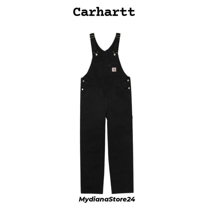 CARHARTT WIP - CARHARTT BIB OVERALL - BLACK