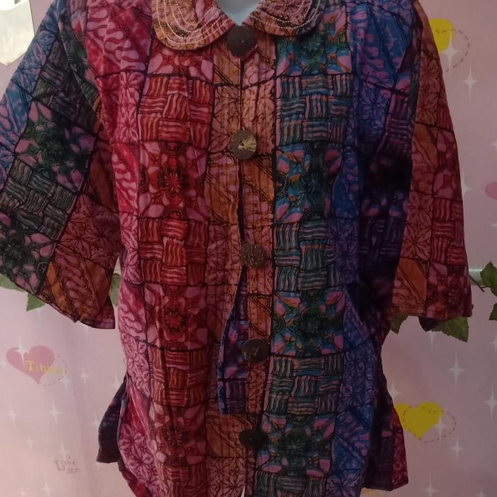 thrift/.preloved blouse batik