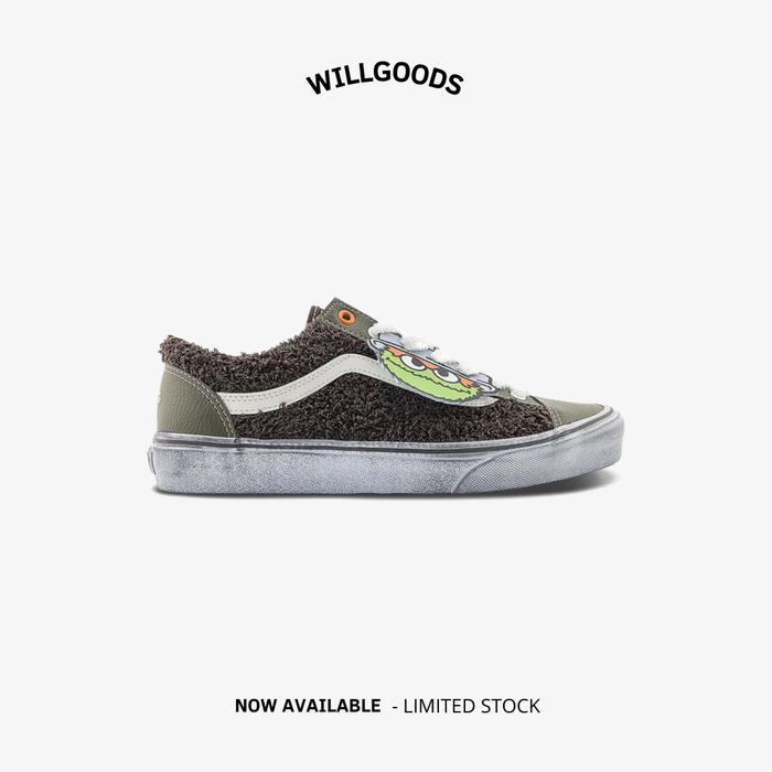 Vans Style 36 Sesame Street Black Green Original Resmi BNIB
