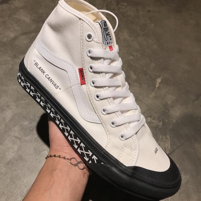 Vans SK8 HI Ball SF X Off White white black