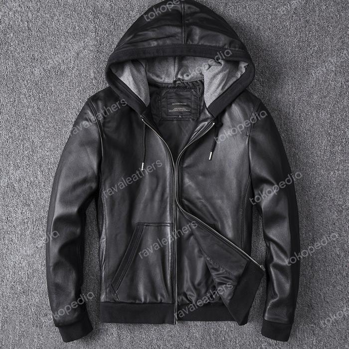 JAKET KULIT KUPLUK ASLI JAKET KULIT HOODIE GARUT BARU KULIT KUPLUK