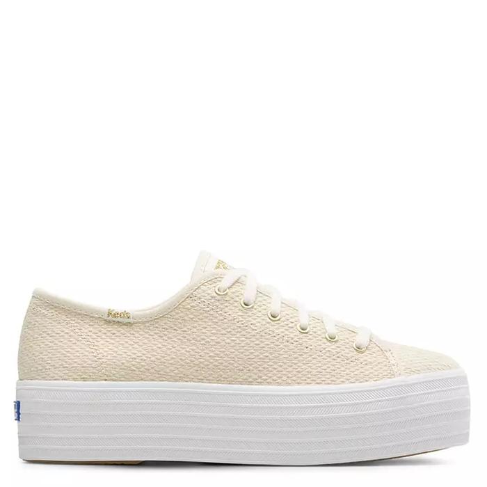 KEDS - SEPATU SNEAKERS WANITA ORIGINAL - Triple Up Metallic Woven
