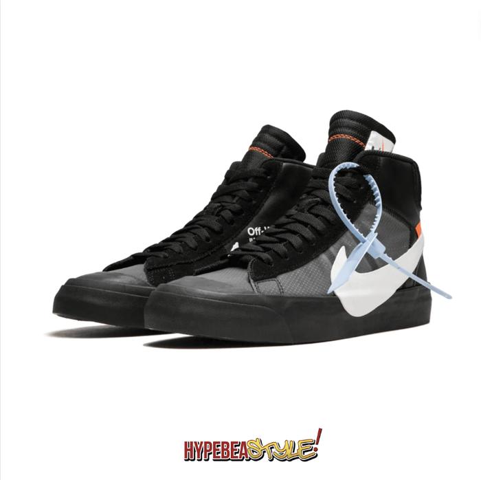 SEPATU NIKE BLAZER MID OFF-WHITE GRIM REAPER ORIGINAL SNEAKER