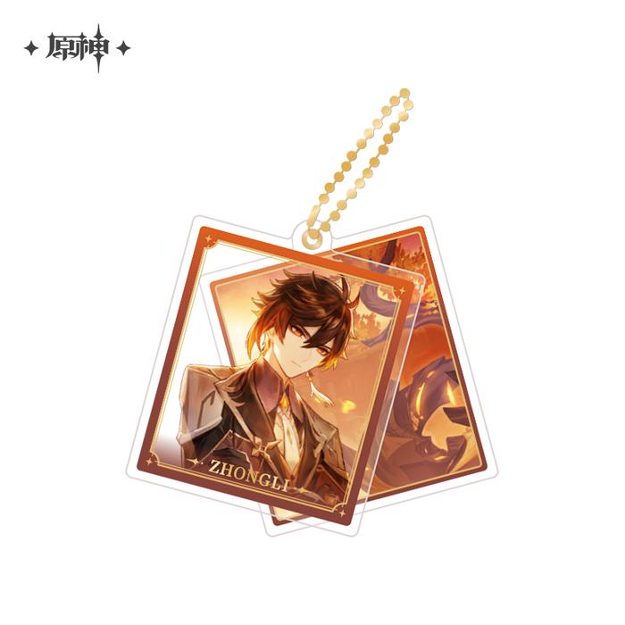 Zhongli - Genshin Impact Theme Keychain - Official Merchandise