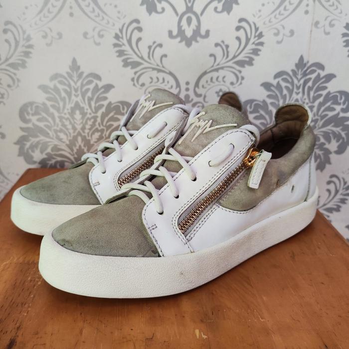 Sneakers Giuseppe Zanotti Low Suede Leather  sz 39 fit 40-41 Authentic
