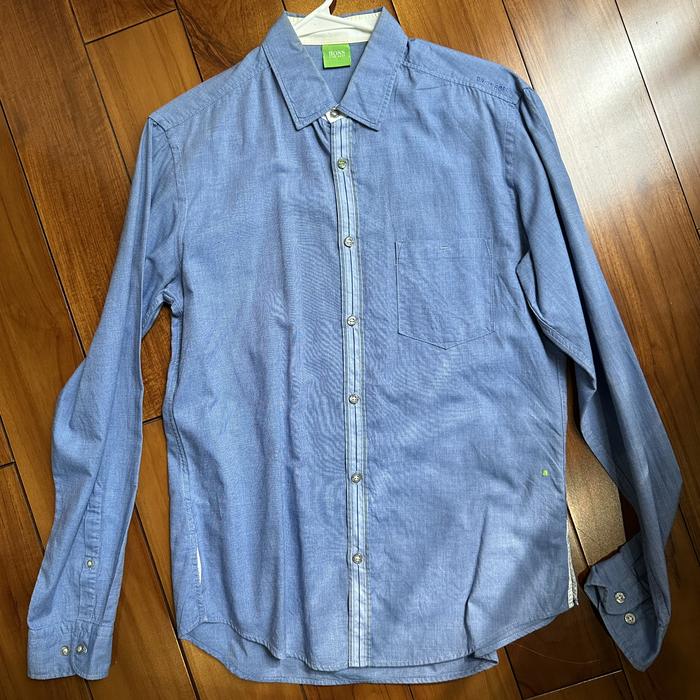 hugo boss kemeja shirt tangan panjang long sleeve