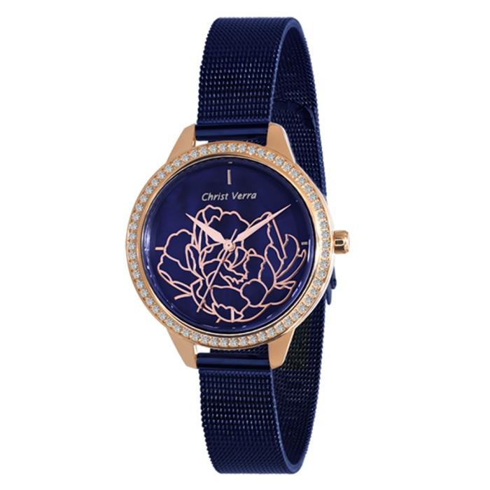 Jam Tangan CHRIST VERRA Wanita Original CV 71617L-45 BLU