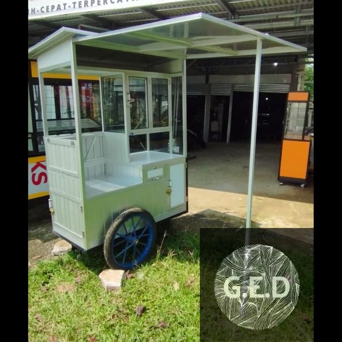 Gerobak aluminium/Gerobak tahu/gerobak dorong