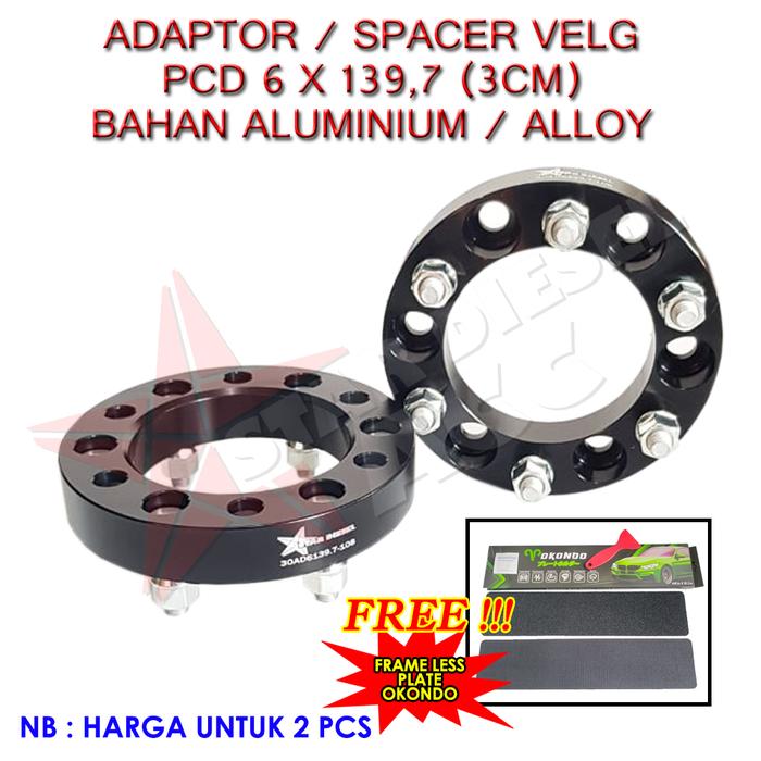 ADAPTOR VELG ISUZU PANTHER SPACER VELG PCD 6 X 139.7 3CM