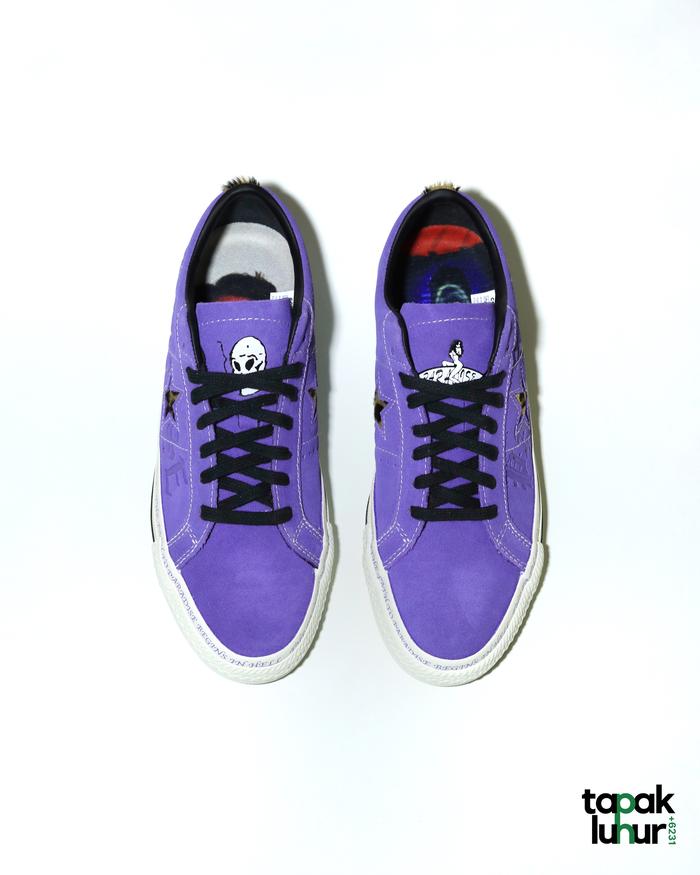 CONVERSE ONE STAR PRO OX SEAN PABLO WILD LILAC BLACK EGRET A04371C