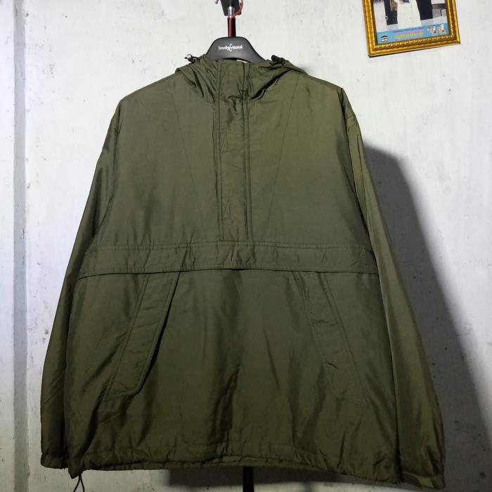 Jaket Cagoule UNIQLO Original - Jaket Model Doraemon UNIQLO