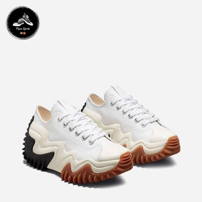 Converse Run Star Motion Ox White Black Gum 172896C