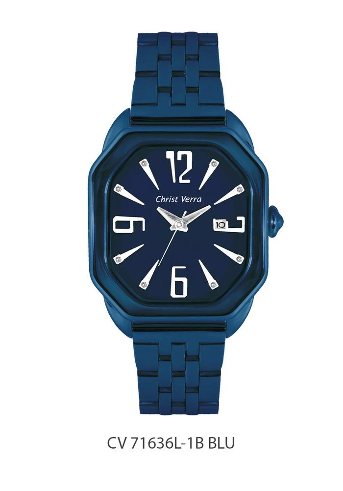 Jam Tangan CHRIST VERRA Wanita Original CV 71636L-1B BLU