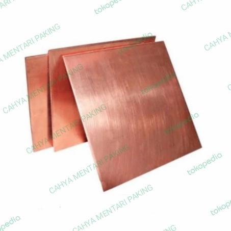 plat tembaga 0,5 mm x 10 cm x 10 cm