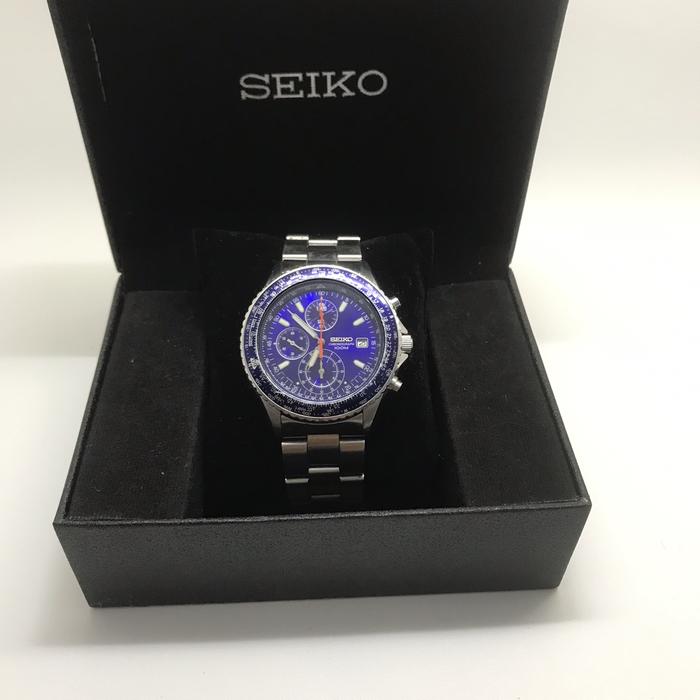 seiko flightmaster blue dial