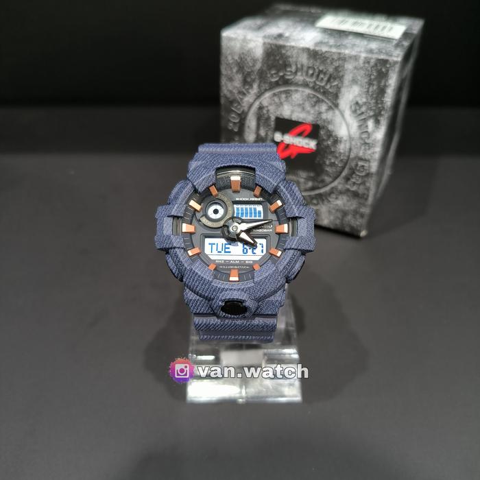 CASIO GSHOCK DENIM EDITION GA 700DE-2 ORIGINAL
