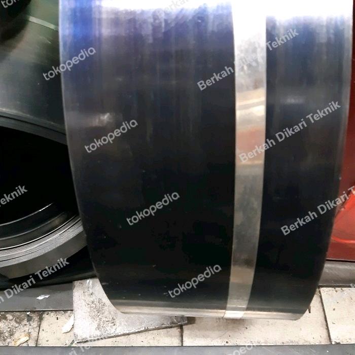 Plat Baja Sk5 0.5mm x 300mm x 25 meter Baja Spring SK5 Steel