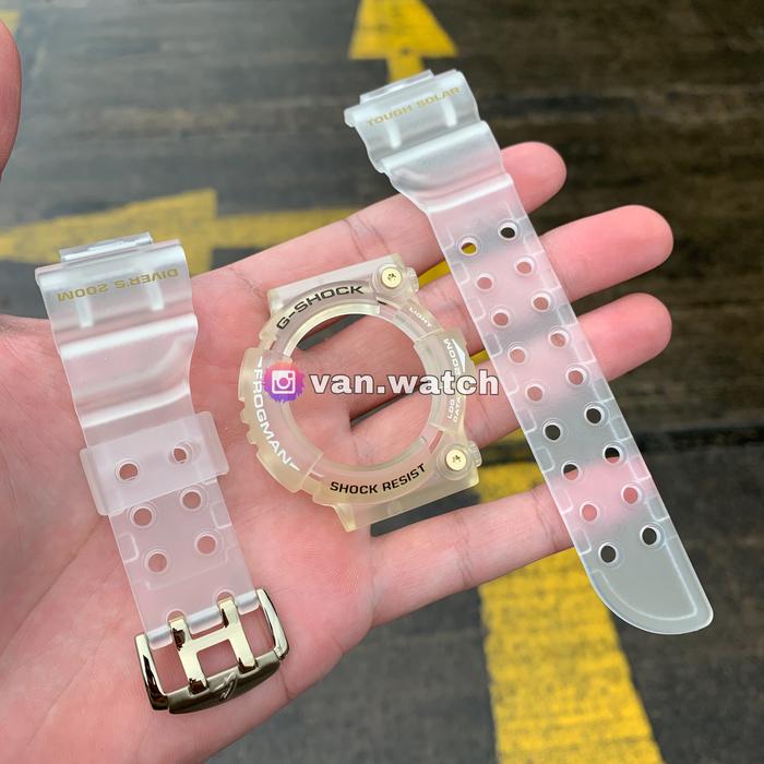Strap Band Bezel Casio Gshock GW 225E-7 Frogman 25 Aniversary Original