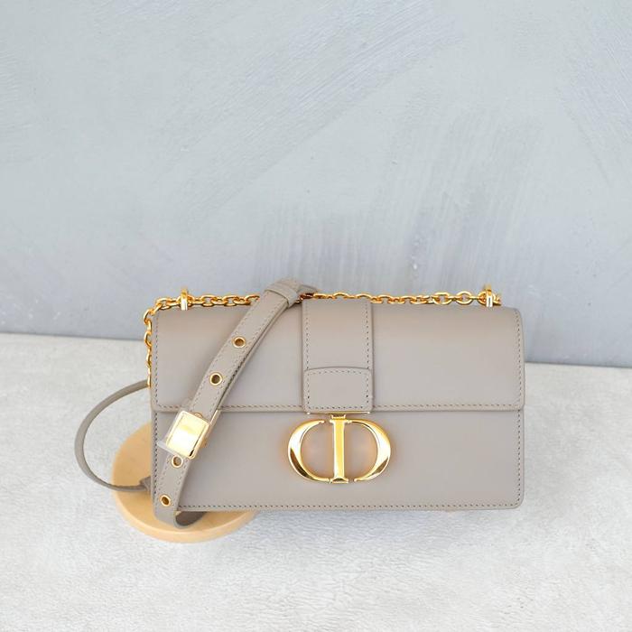 Christian Dior 30 Montaigne East West Shoulder Bag in Hazelnut GHW