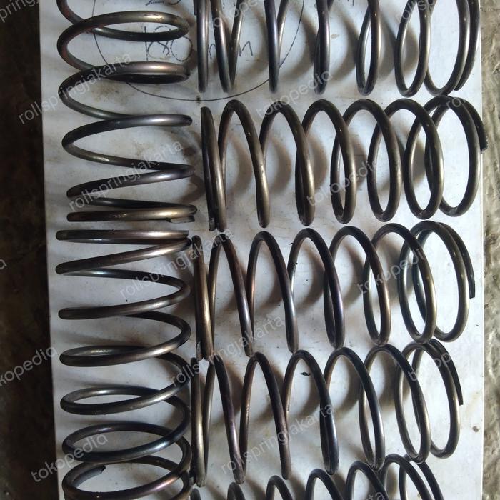 Spring per Tekan Baja kawat 3mm Od 19mm Id 13mm panjang 5,5cm