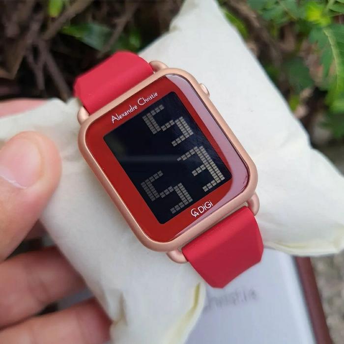 JAM TANGAN WANITA ALEXANDRE CHRISTIE AC9332 AC 9332 Red