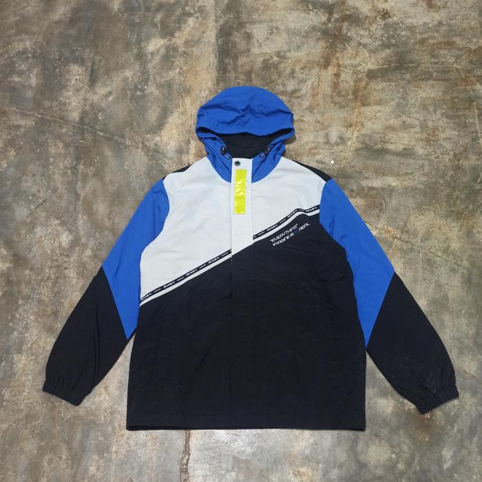 jaket parasut colorblock Hangten