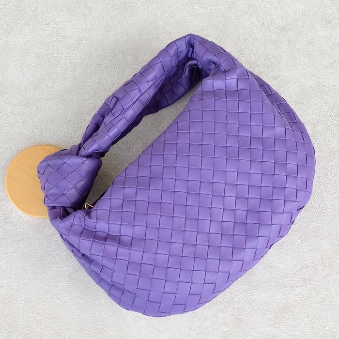 Bottega Veneta Teen Jodie Bag in Purple GHW
