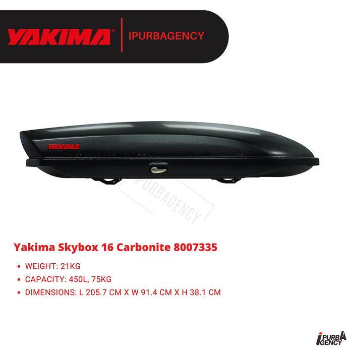 Yakima Roof box SkyBox 16 Carbonite 450L 8007335