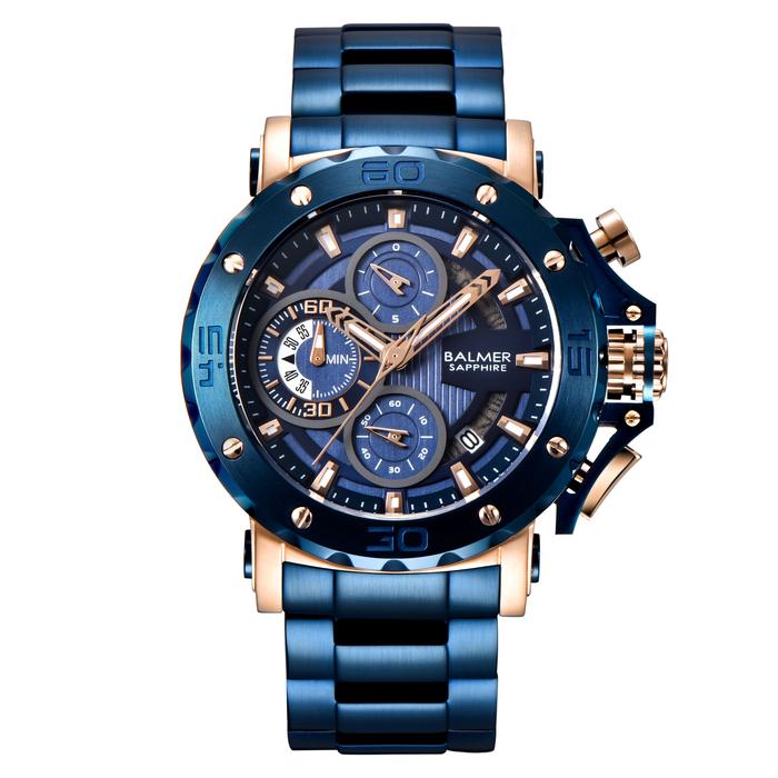 Jam Tangan Pria Balmer Original B7975MC Tahan Air Sapphire Glass
