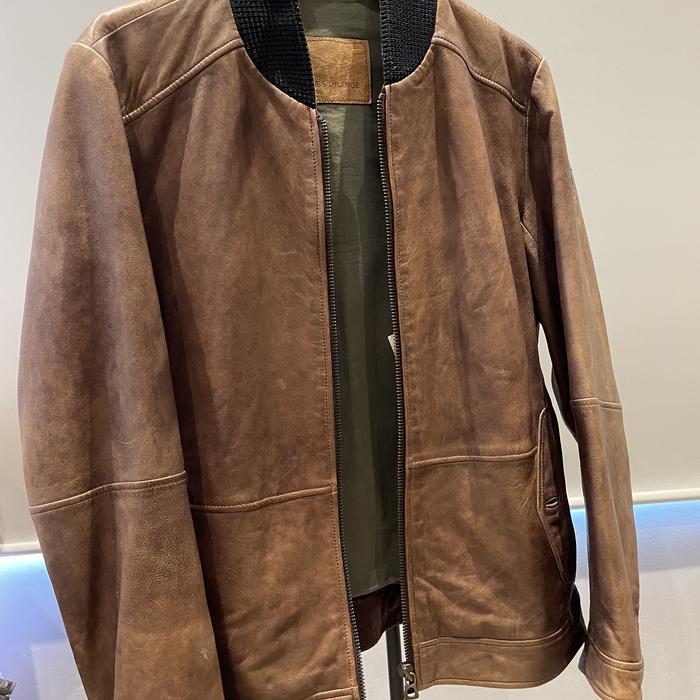 BOSS ORANGE Jaket full kulit domba ORI PRELOVED