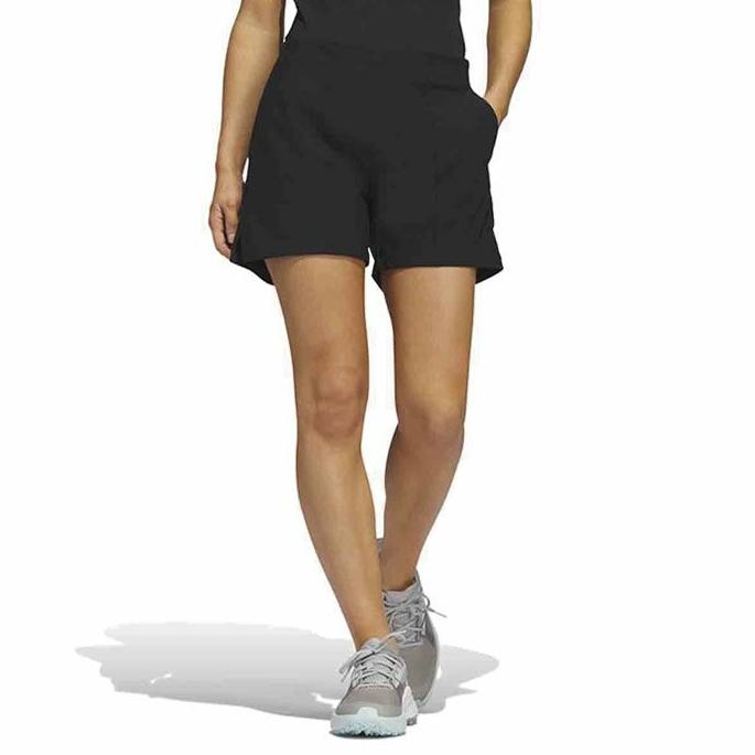 CELANA PENDEK GOLF WANITA ADIDAS W PULLON WOMEN'S SHORTS - BLACK ORI