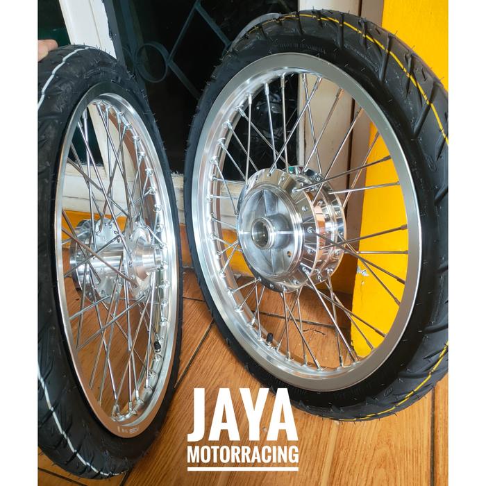 Paketan Rossi Velg Vixion Old - Tromol Set jari Velg ban Siap pasang